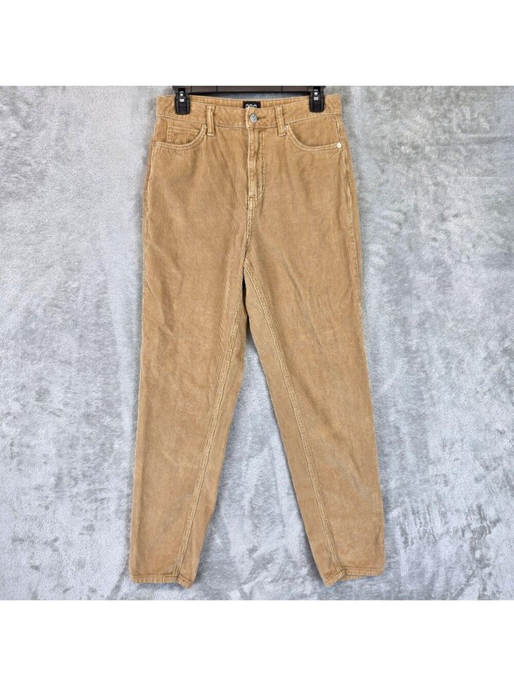 BDG Mom High-Rise Pants Womens 28 Beige Corduroy Tapered Khakis Casual